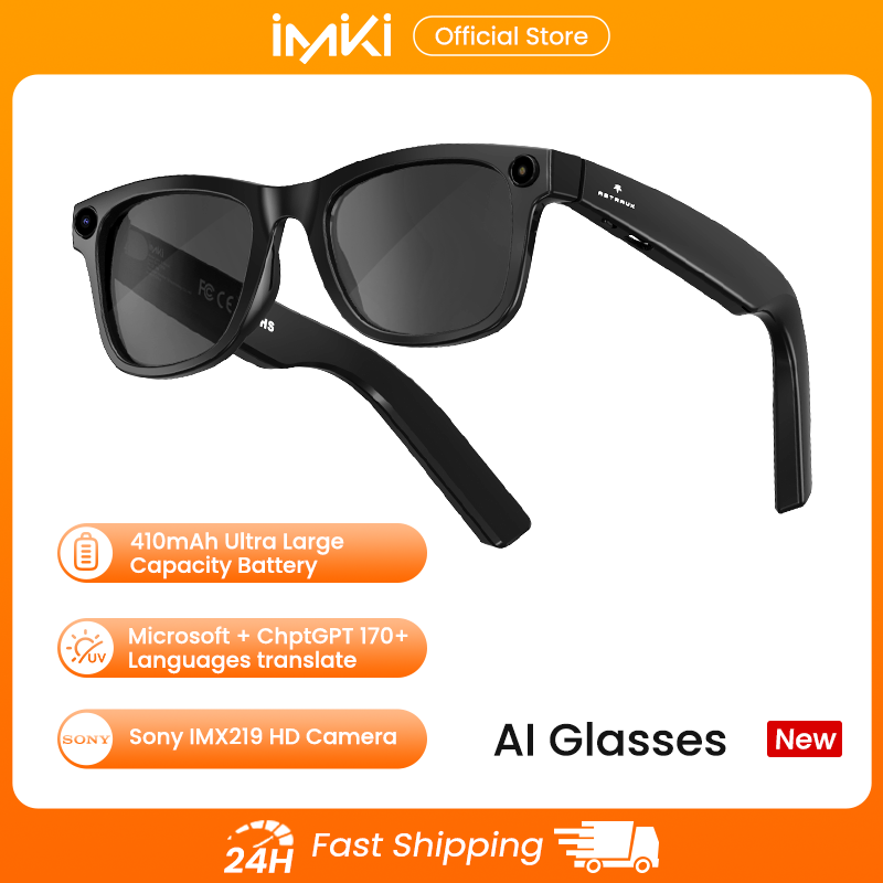 Audio Music Recording - Gafas Inteligentes IMIKI con IA, Cámara