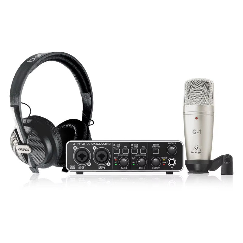 Audio Music Recording - Paquete de Grabación Profesional Behringer U-Phoria