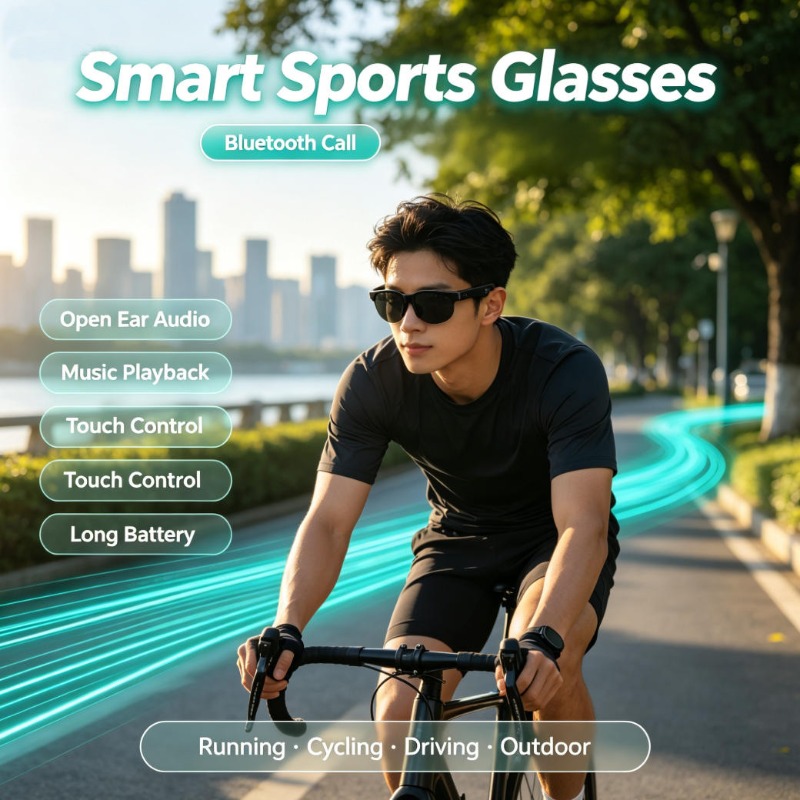 Audio Music Of - Gafas Deportivas Inteligentes con Audio de
