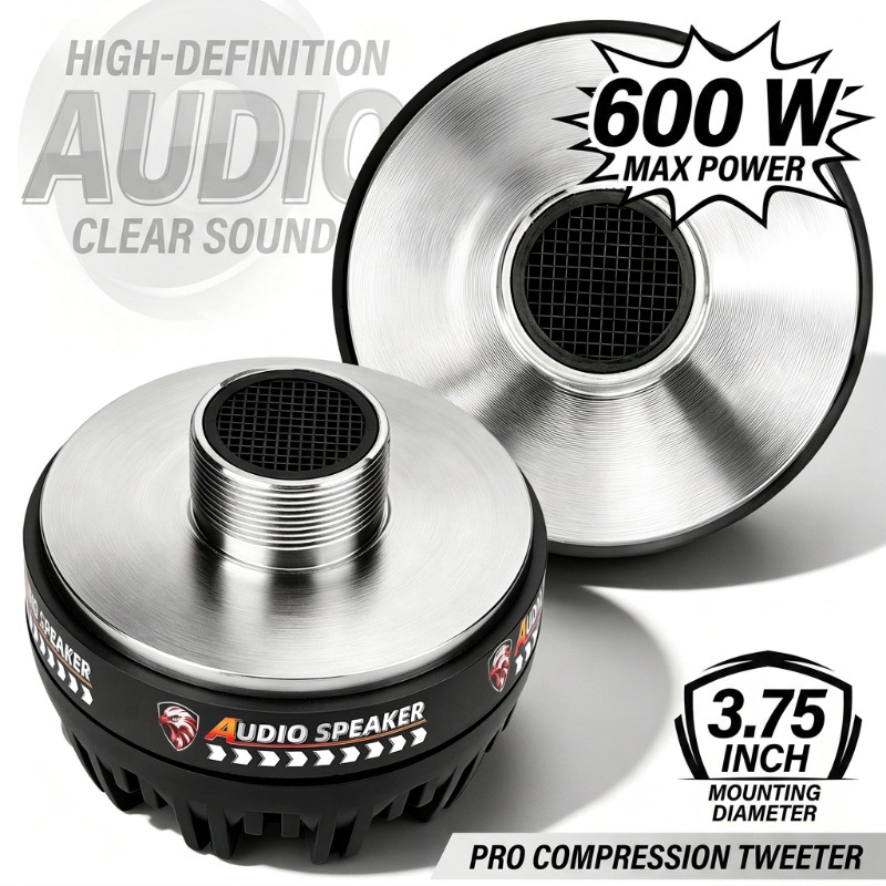 Music Audio Pro - 2 Altavoces de Agudos de Titanio