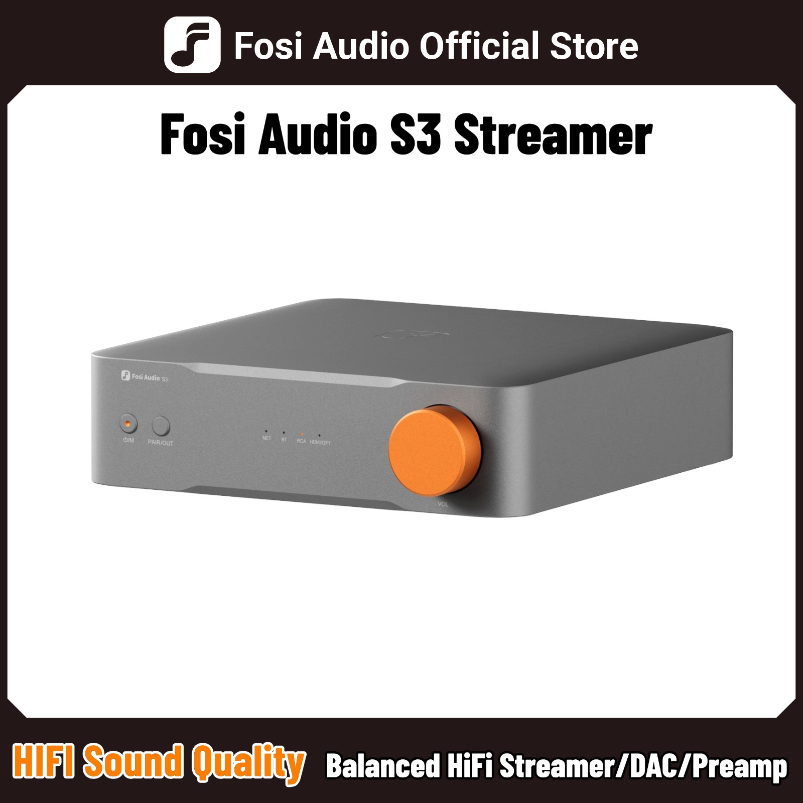 Audio Music Google - Reproductor de Música HiFi Fosi Audio