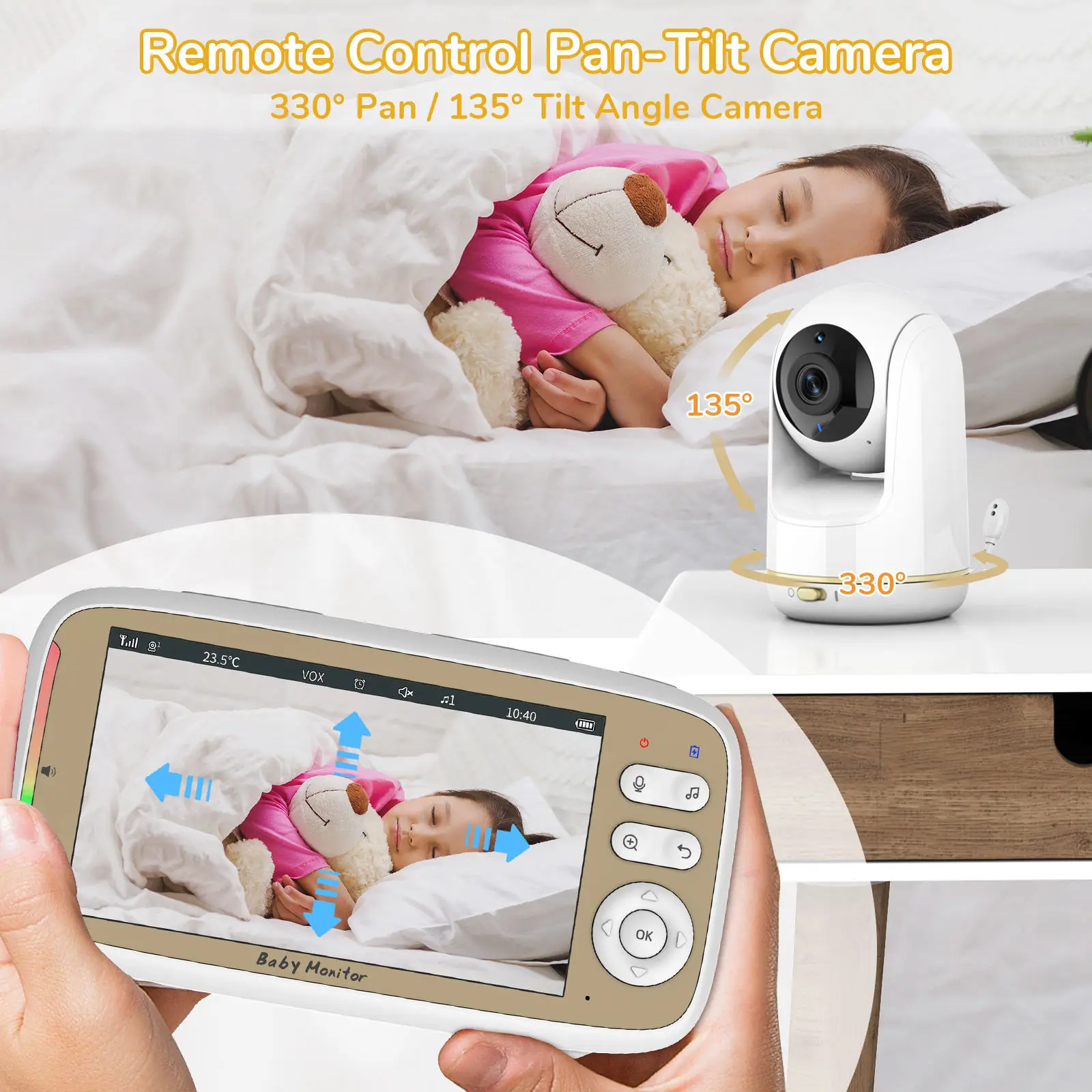 VB803 PRO Baby Monitor,con 2pc - Music Audio Pro reseña y precio