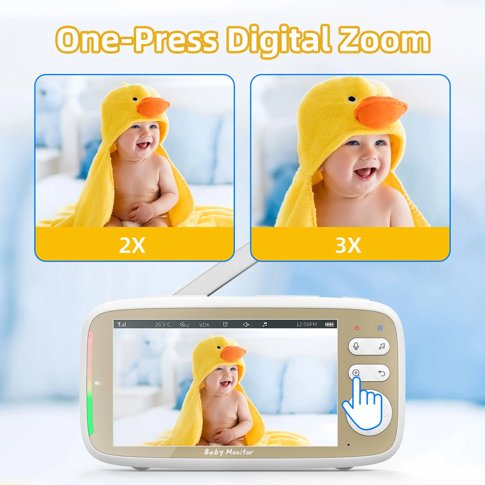 VB803 PRO Baby Monitor,con 2pc - Music Audio Pro reseña y precio