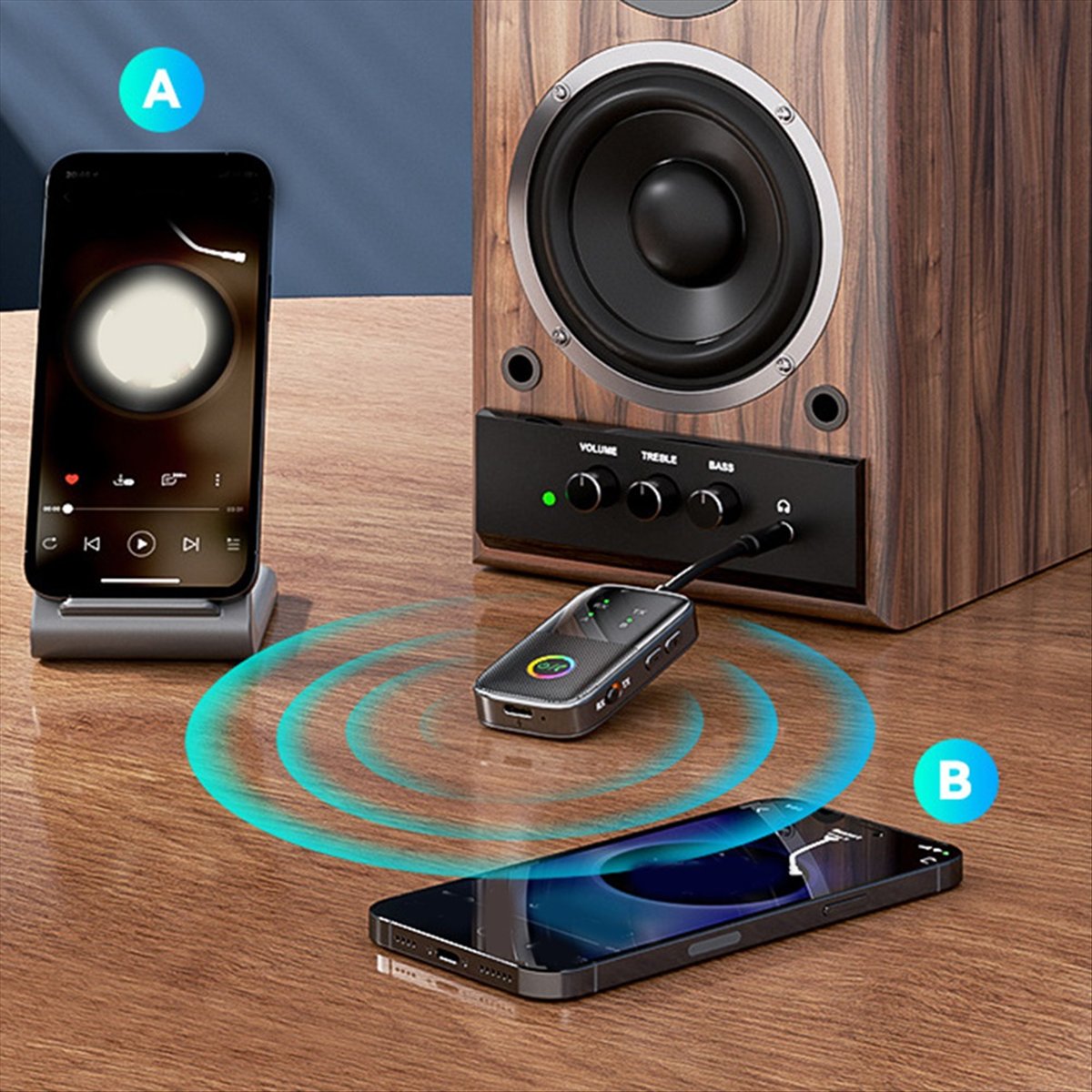 Adaptador de Audio Bluetooth 5 - Audio Music Player Pc reseña y precio
