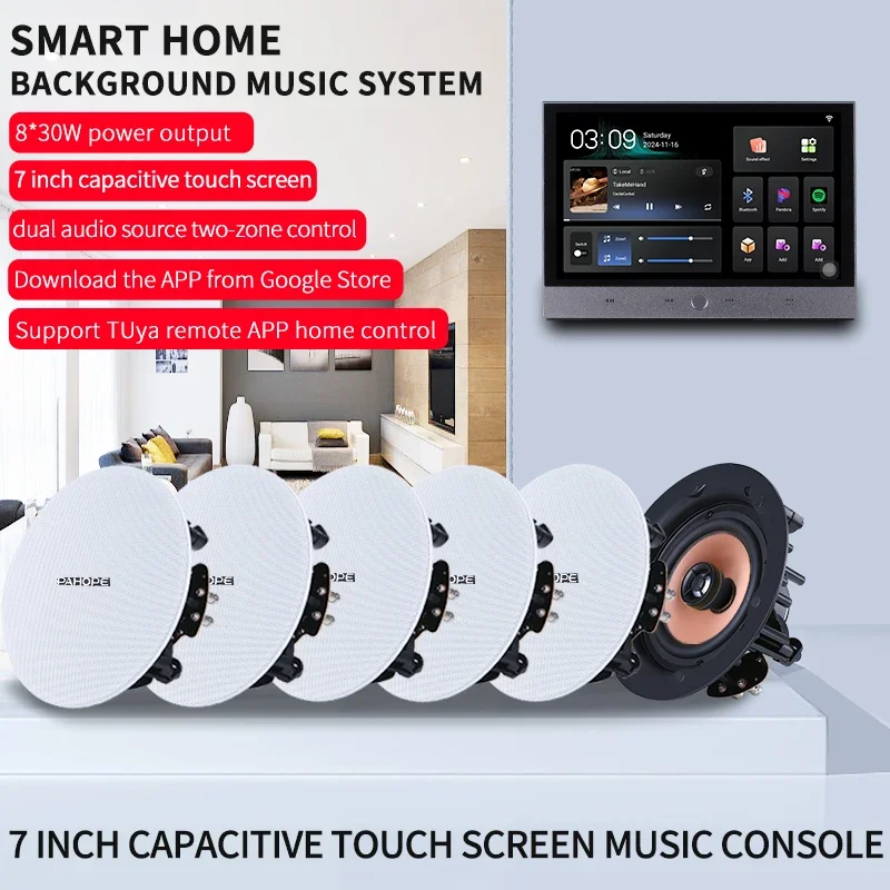 Sistema de Música Ambiental In - Audio Music Google reseña y precio