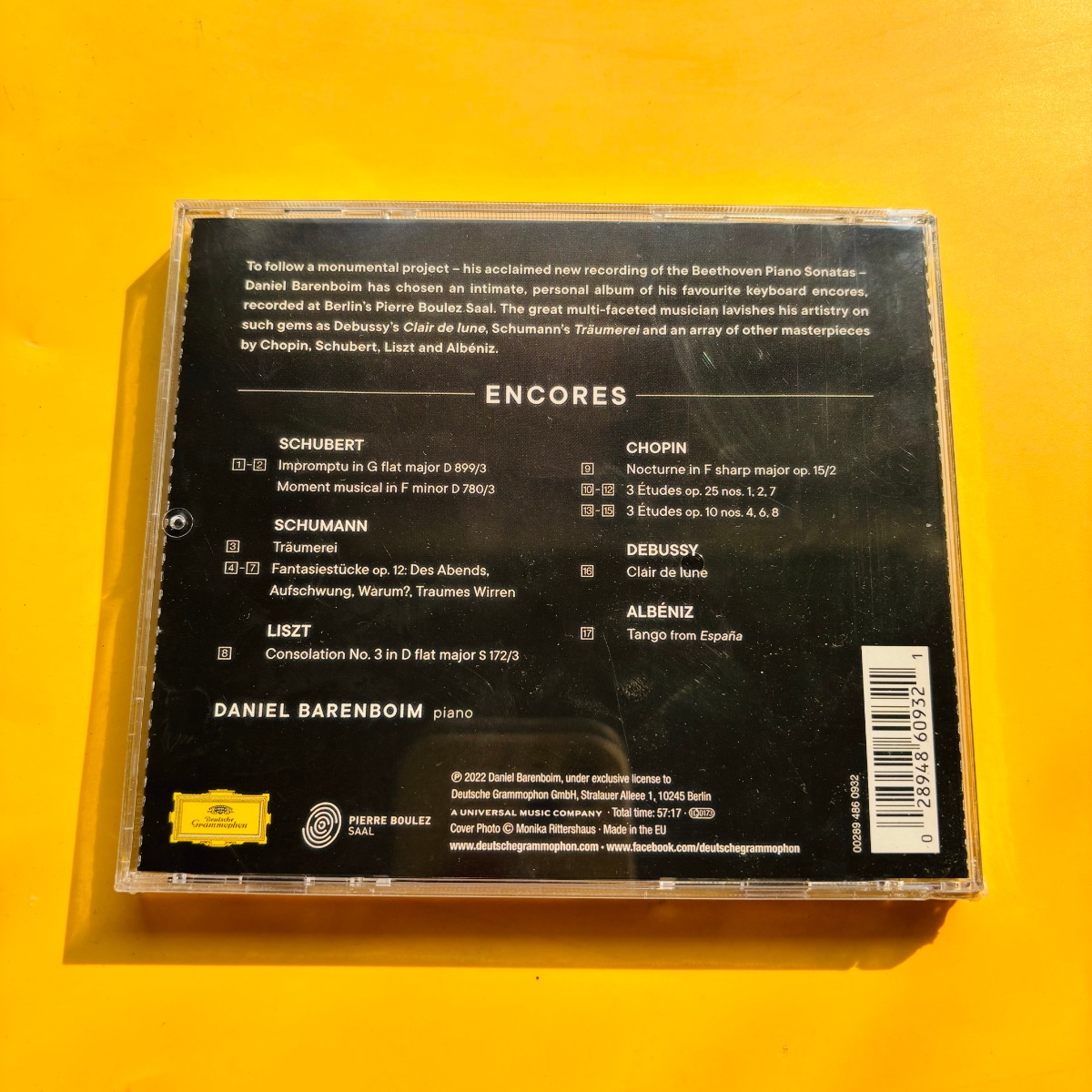CD de Música Clásica para Pian - Audio Music Of reseña y precio
